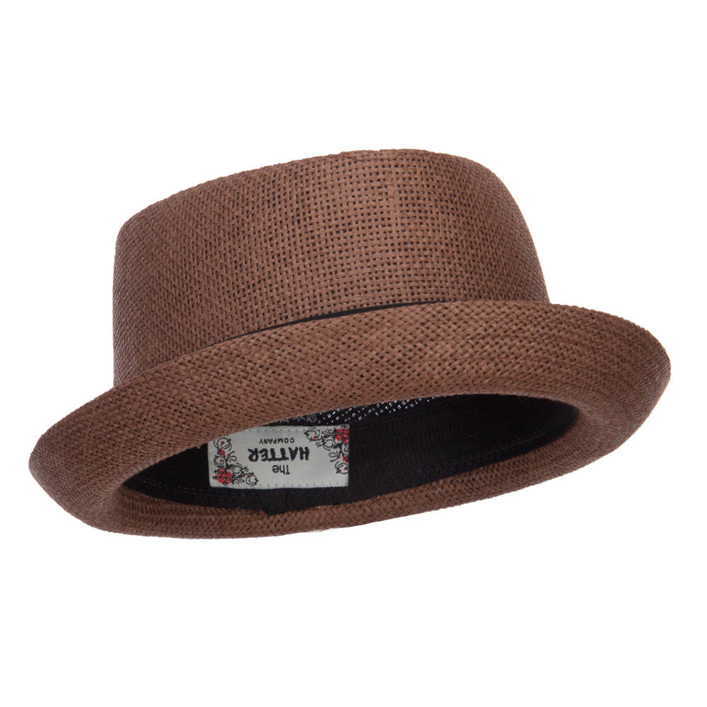 Big Size Solid Upbrim Pork Pie Fedora