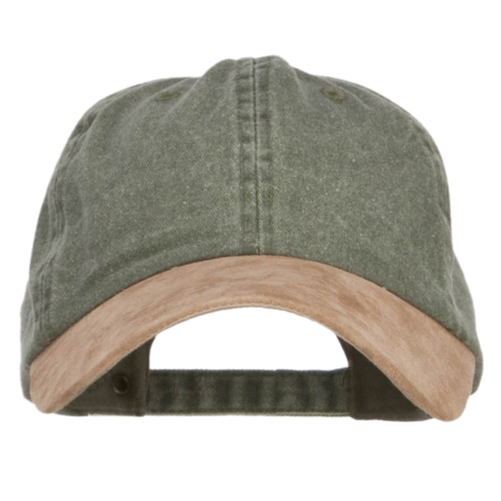Suede Bill Washed Pigment Dyed Cap