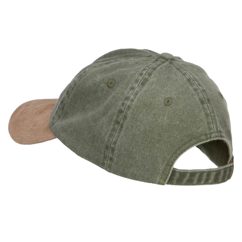 Suede Bill Washed Pigment Dyed Cap