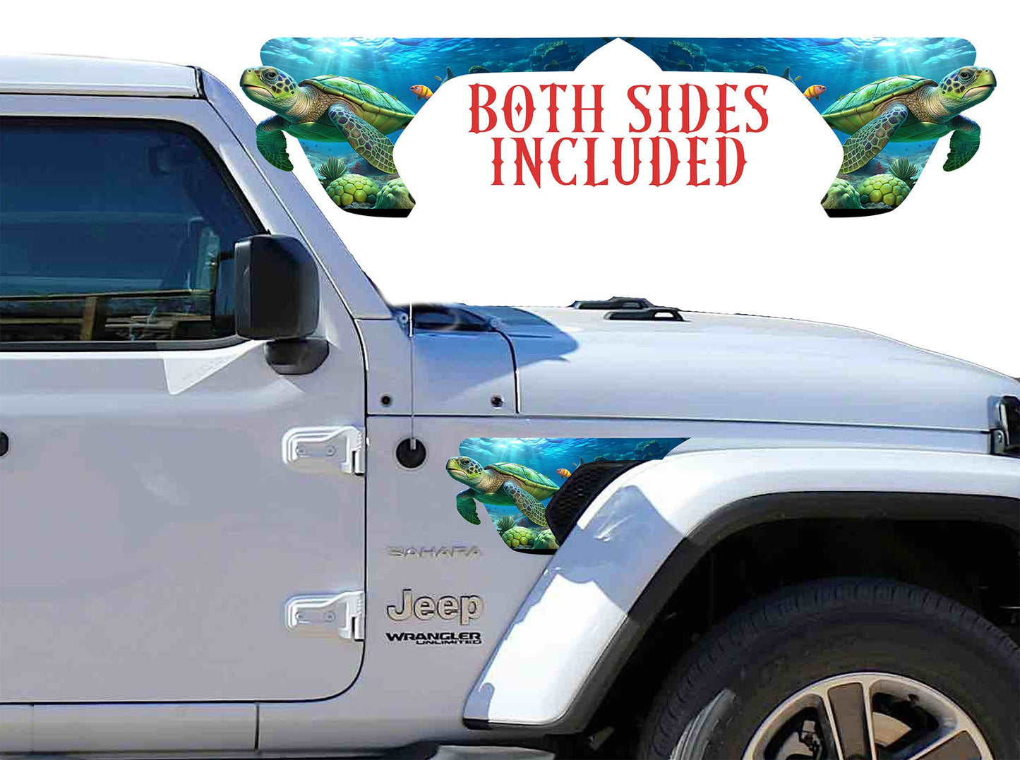 3 d Sea turtle fender vent for the JL or JT 2018 or newer