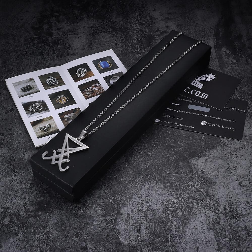 Seal of Lucifer Nephilim Satan Stainless Steel Necklace