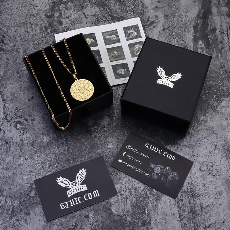 Seal of The Seven Archangels Stainless Steel Necklace