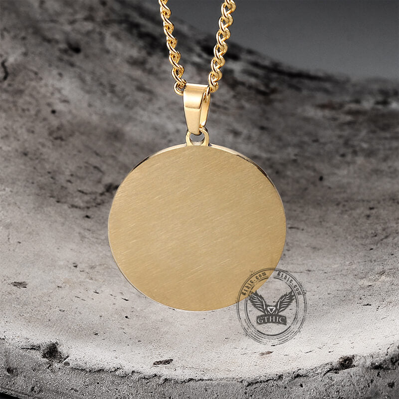 Seal of The Seven Archangels Stainless Steel Necklace