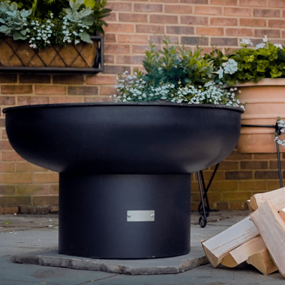 Seasons Fire Pits 22-Inch Tall Round Steel Fire Pit Grill (36CFirePitGrill)