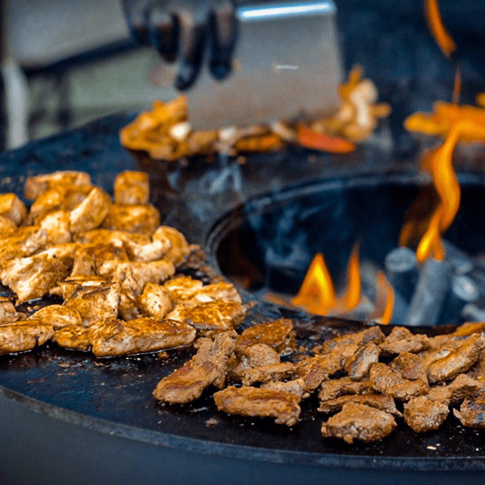 Seasons Fire Pits 22-Inch Tall Round Steel Fire Pit Grill (36CFirePitGrill)