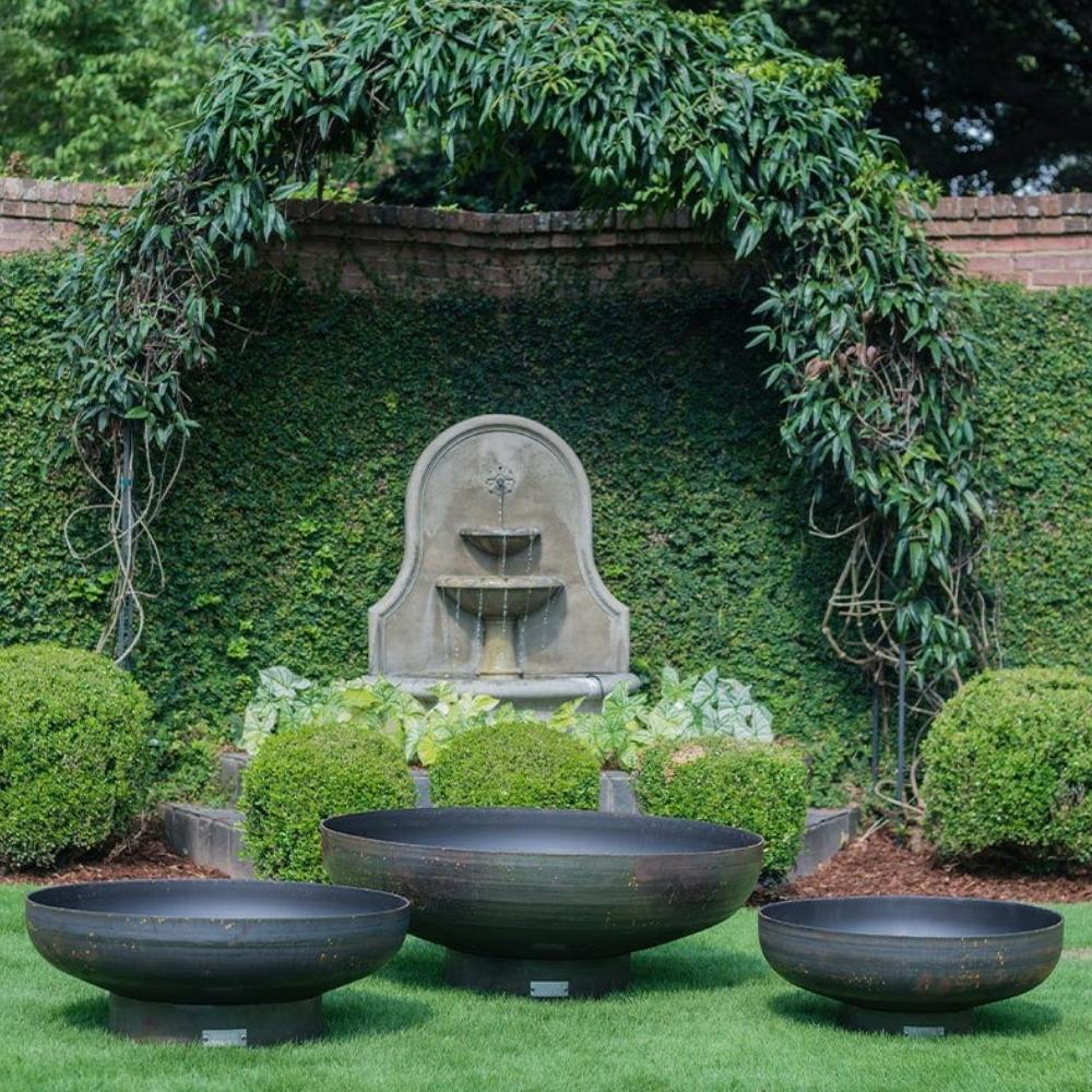 Seasons Fire Pits Elliptical Round Steel Fire Pit