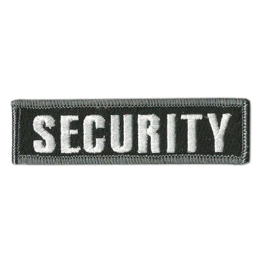 1" x 3 3/4" SECURITY Morale Patch (Back of Hat)