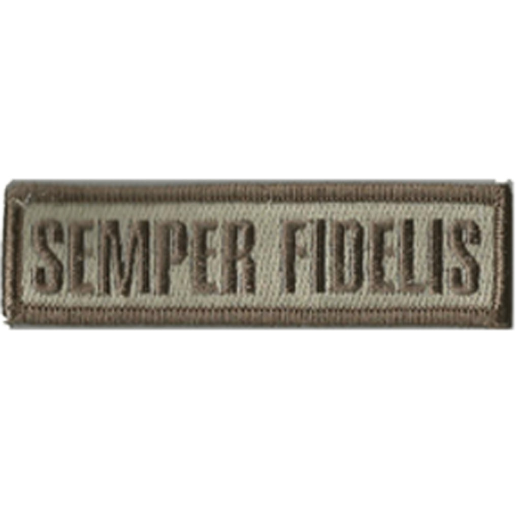 1" x 3 3/4" Semper Fidelis Morale Patch