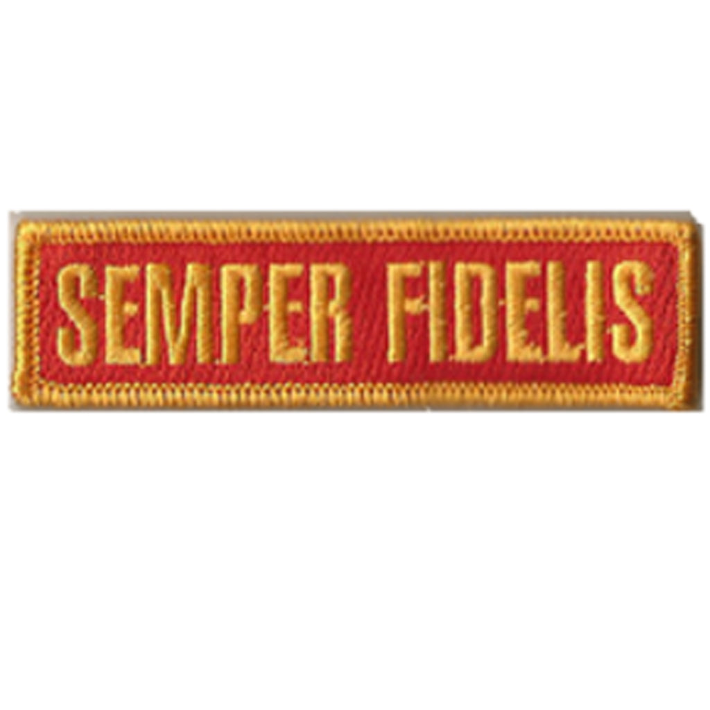 1" x 3 3/4" Semper Fidelis Morale Patch