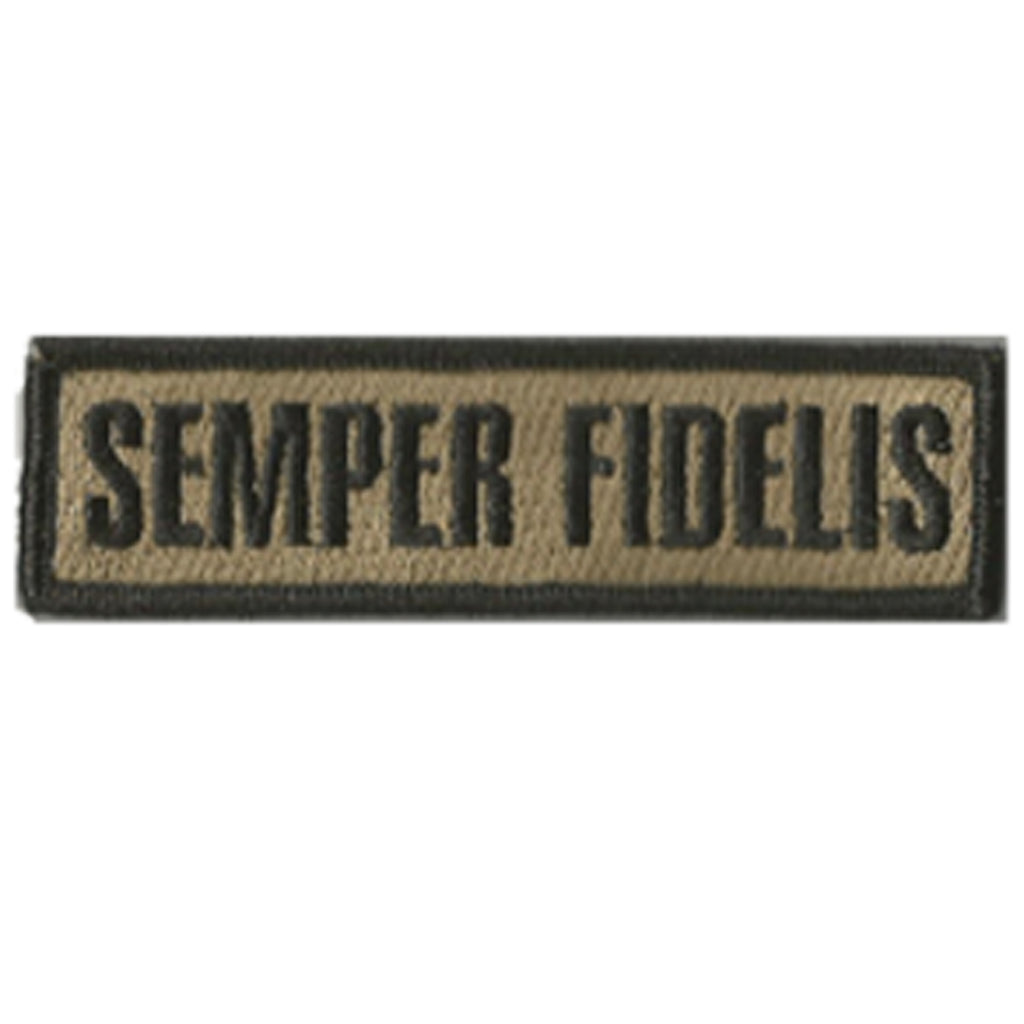 1" x 3 3/4" Semper Fidelis Morale Patch