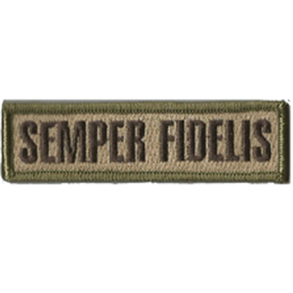 1" x 3 3/4" Semper Fidelis Morale Patch