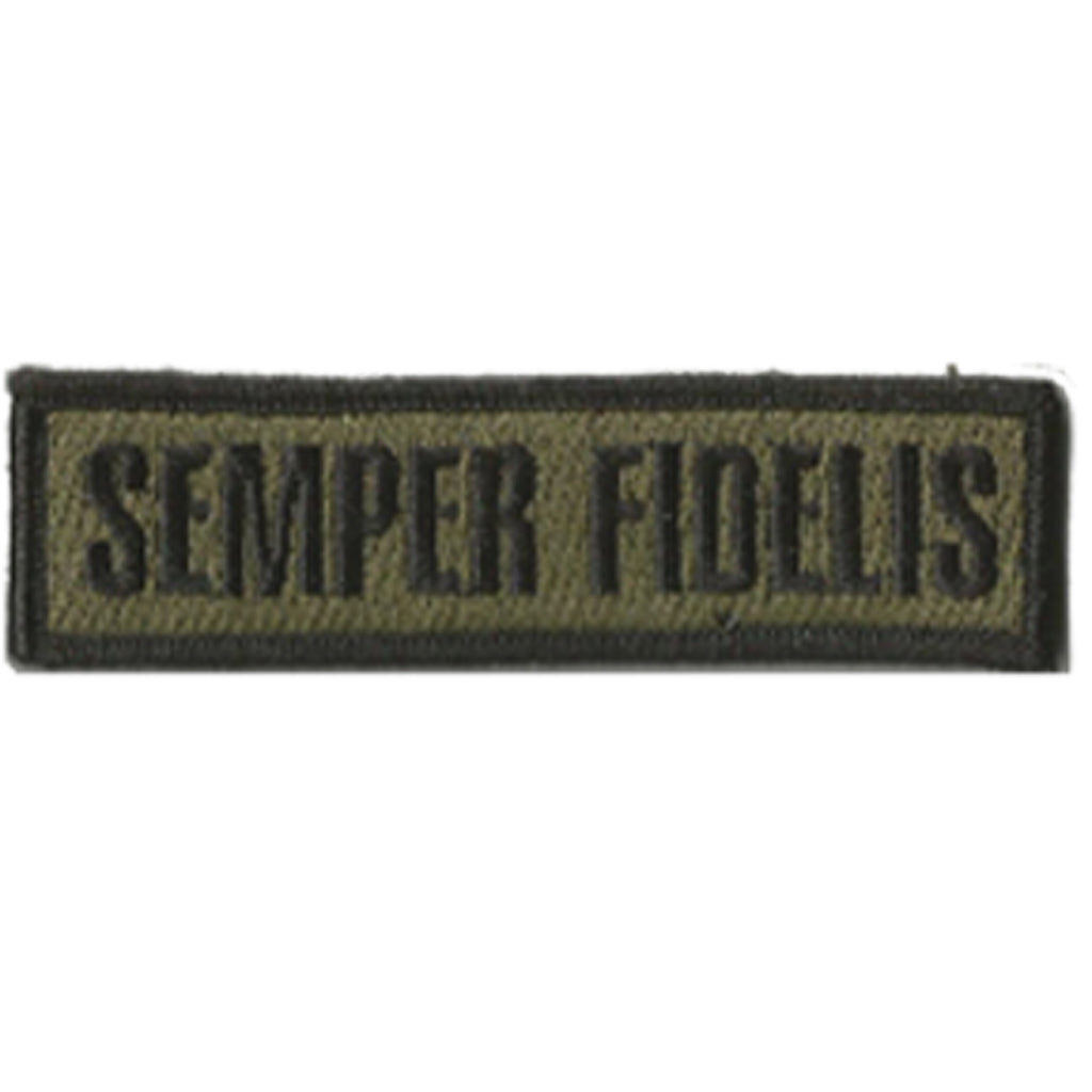 1" x 3 3/4" Semper Fidelis Morale Patch
