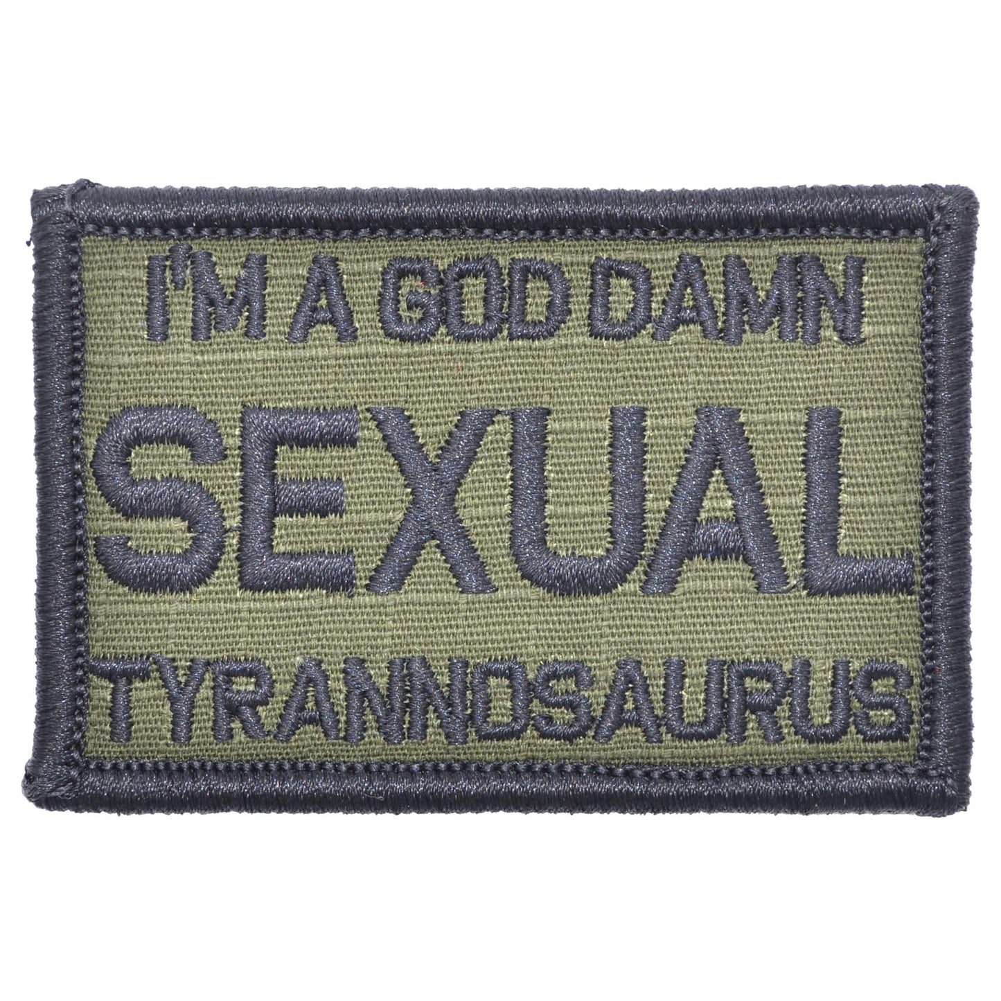 I'm a God Damn Sexual Tyrannosaurus - 2x3 Patch