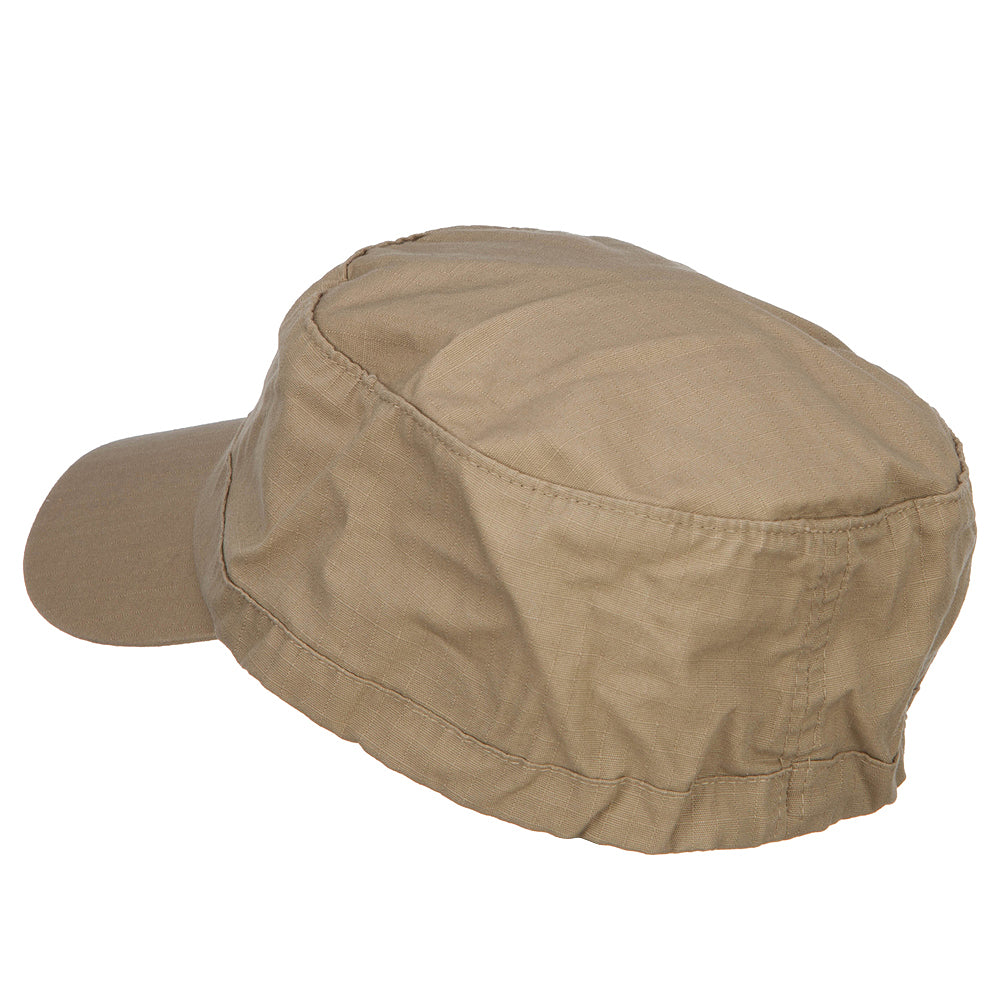 Big Size Fitted Ripstop Cotton Military Army Cap