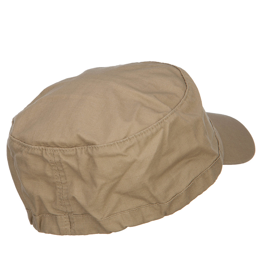 Big Size Fitted Ripstop Cotton Military Army Cap