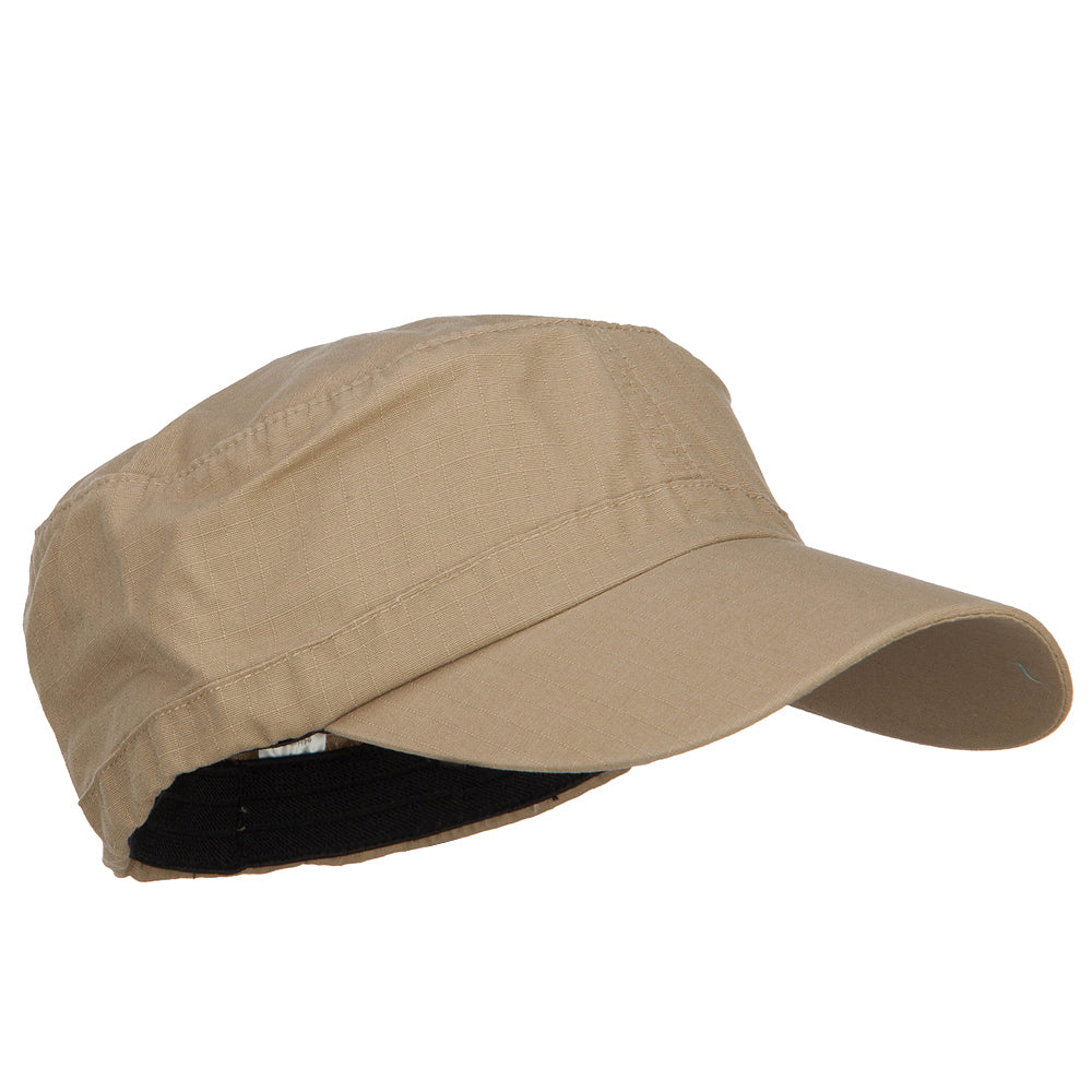 Big Size Fitted Ripstop Cotton Military Army Cap