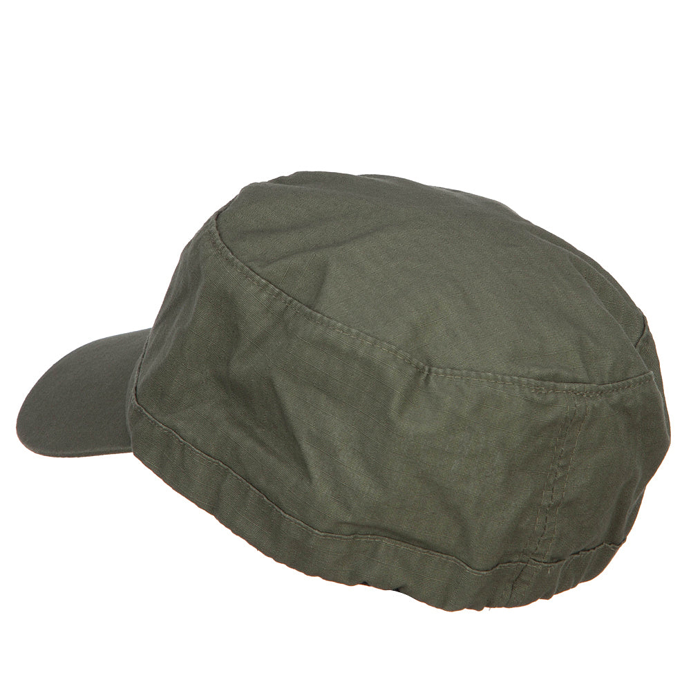 Big Size Fitted Ripstop Cotton Military Army Cap