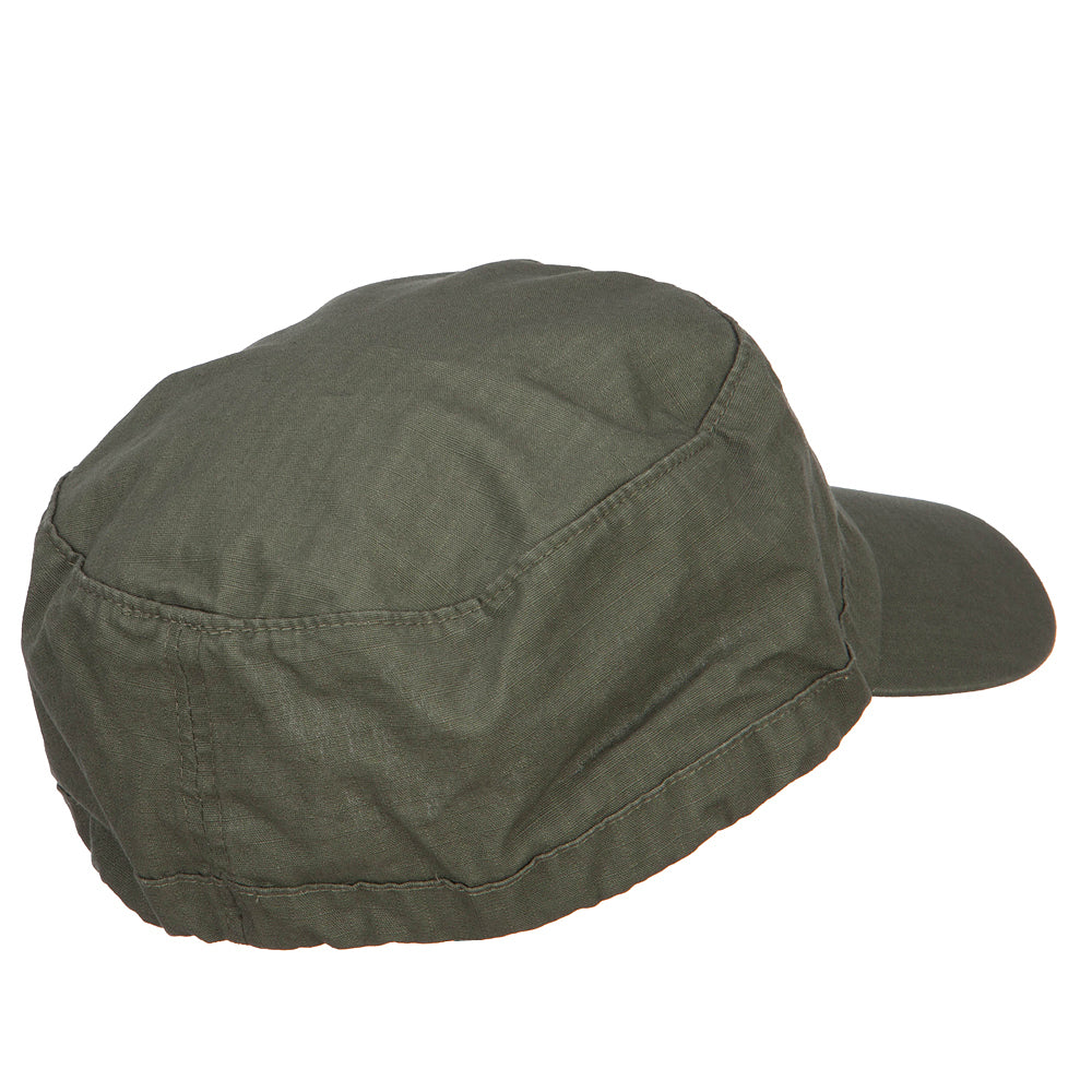 Big Size Fitted Ripstop Cotton Military Army Cap
