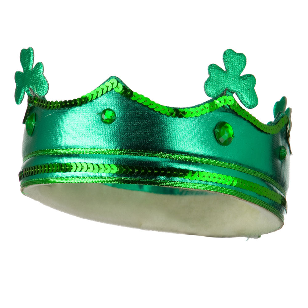 Sequin Shamrock Crown Headband
