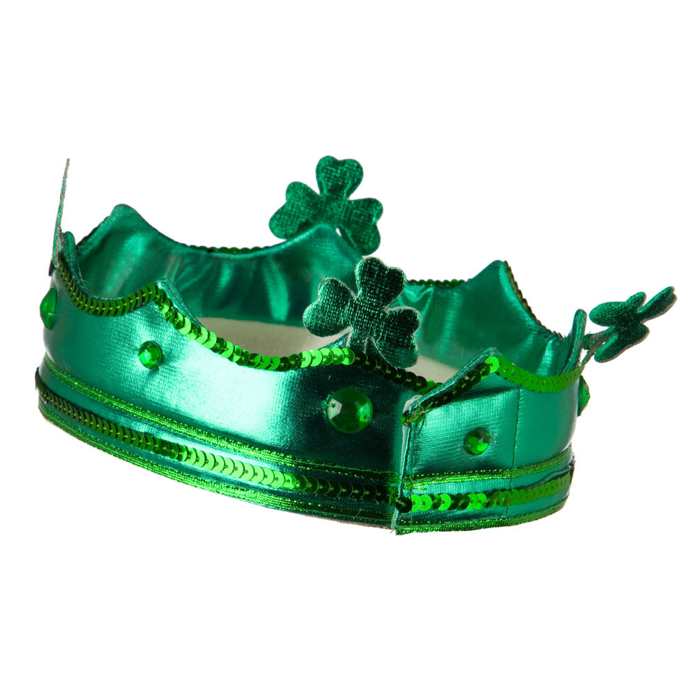 Sequin Shamrock Crown Headband
