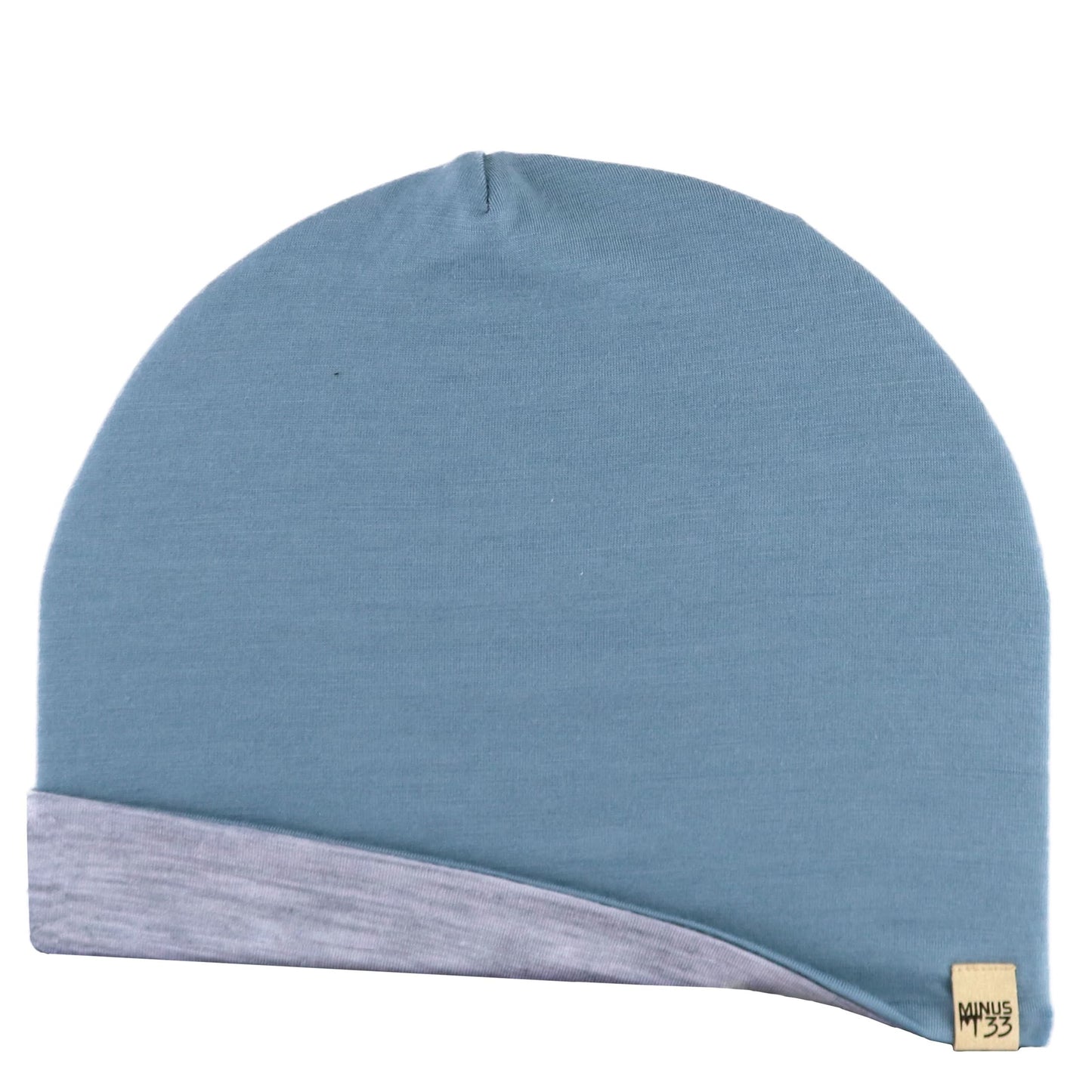 Microweight Reversible Wool Beanie - Woolverino