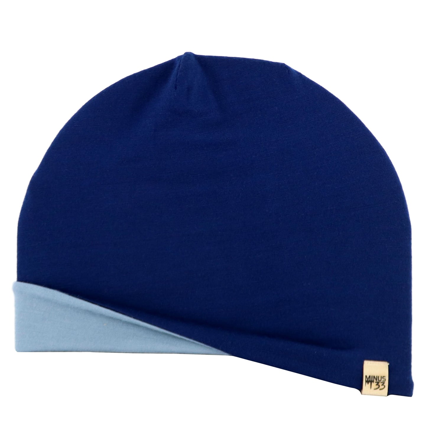 Microweight Reversible Wool Beanie - Woolverino
