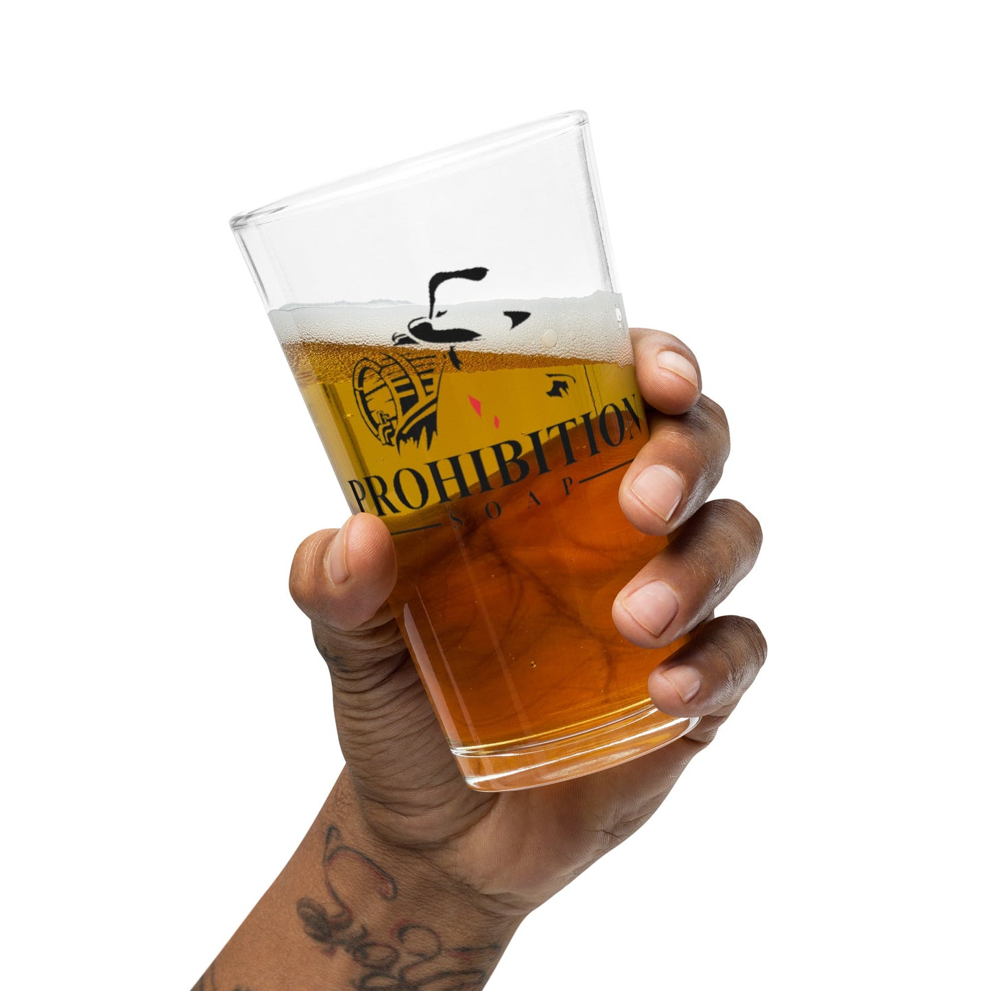 Prohibition Soap Shaker Pint Glass