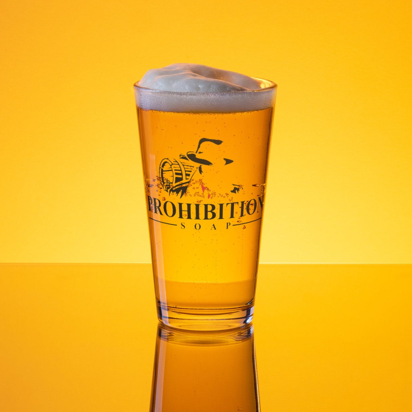 Prohibition Soap Shaker Pint Glass