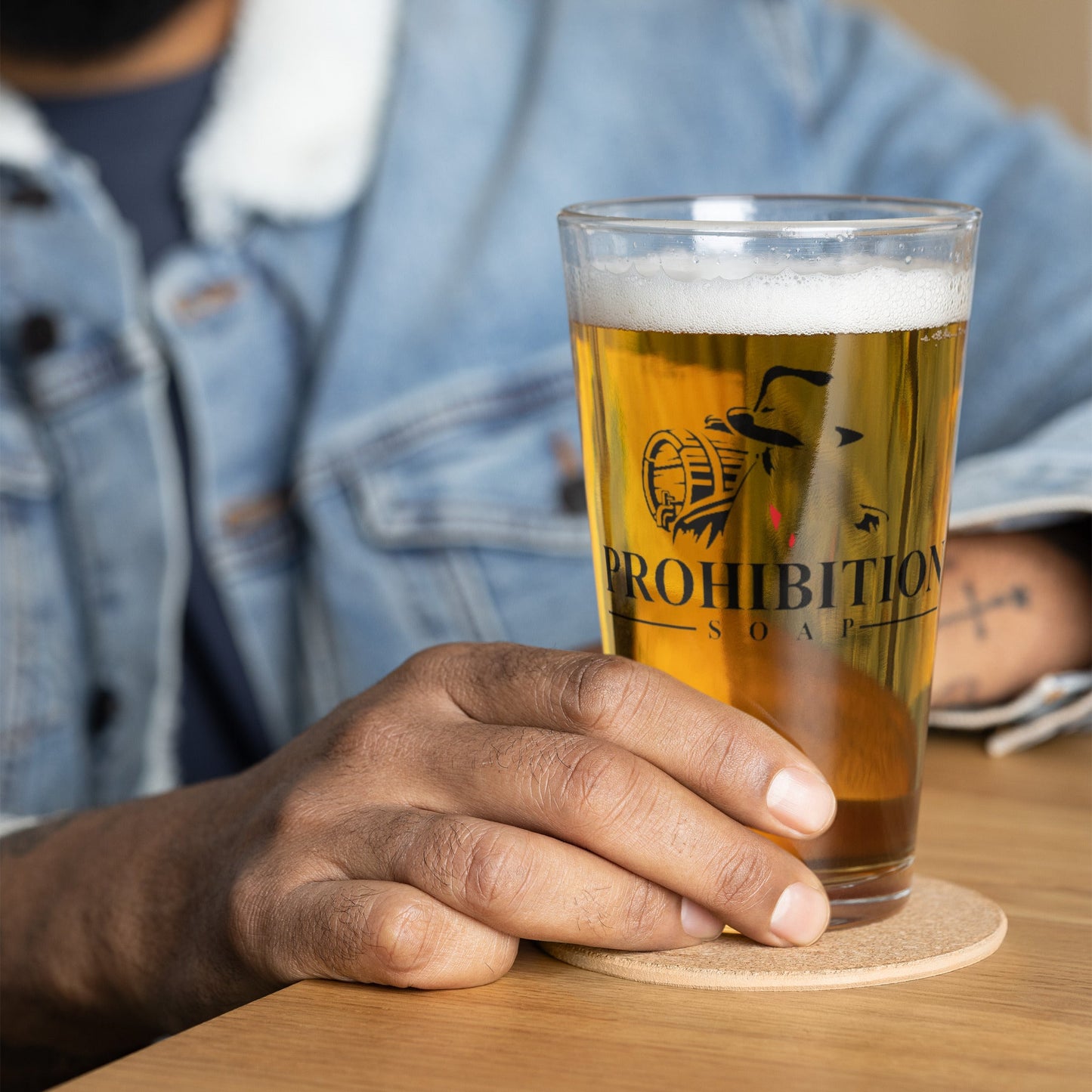 Prohibition Soap Shaker Pint Glass