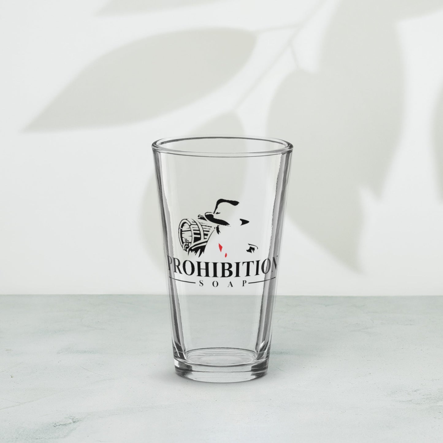 Prohibition Soap Shaker Pint Glass