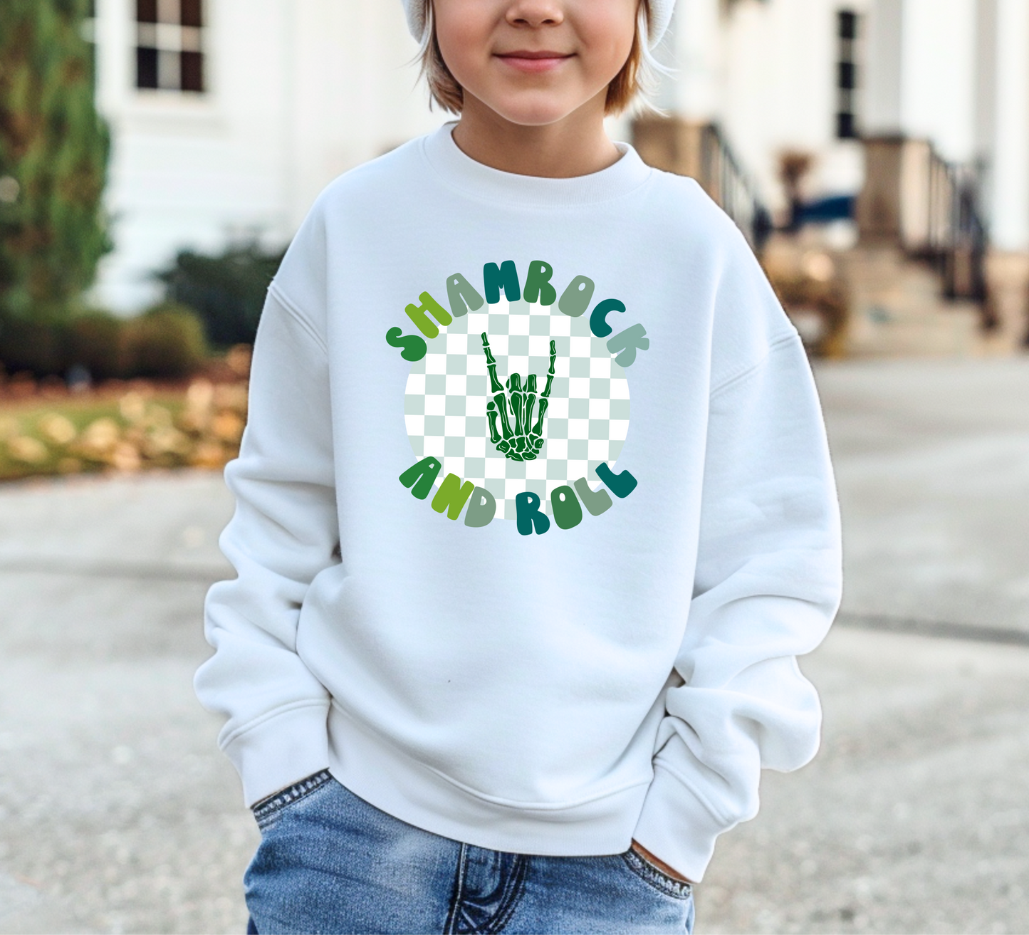 Shamrock & Roll Toddler Crewneck Sweatshirt