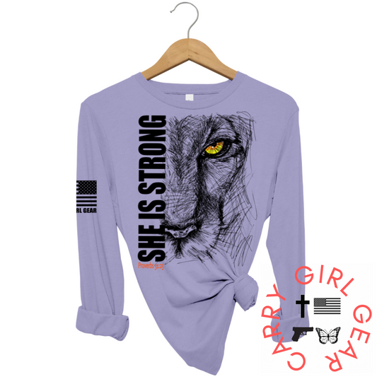 SHE IS STRONG Long Sleeve