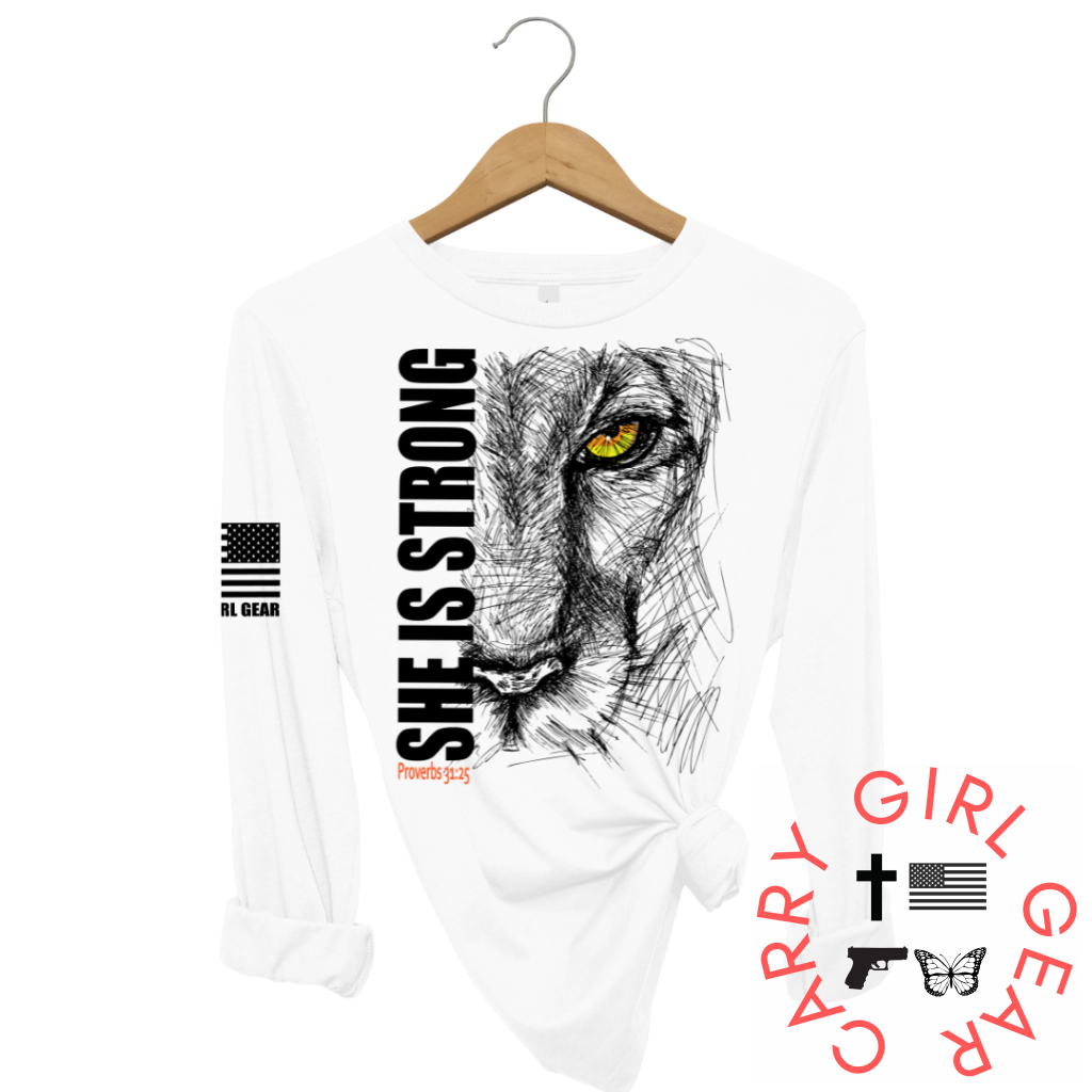SHE IS STRONG Long Sleeve