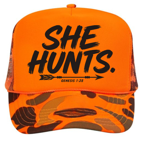 SHE HUNTS. Trucker - Genesis 1:28