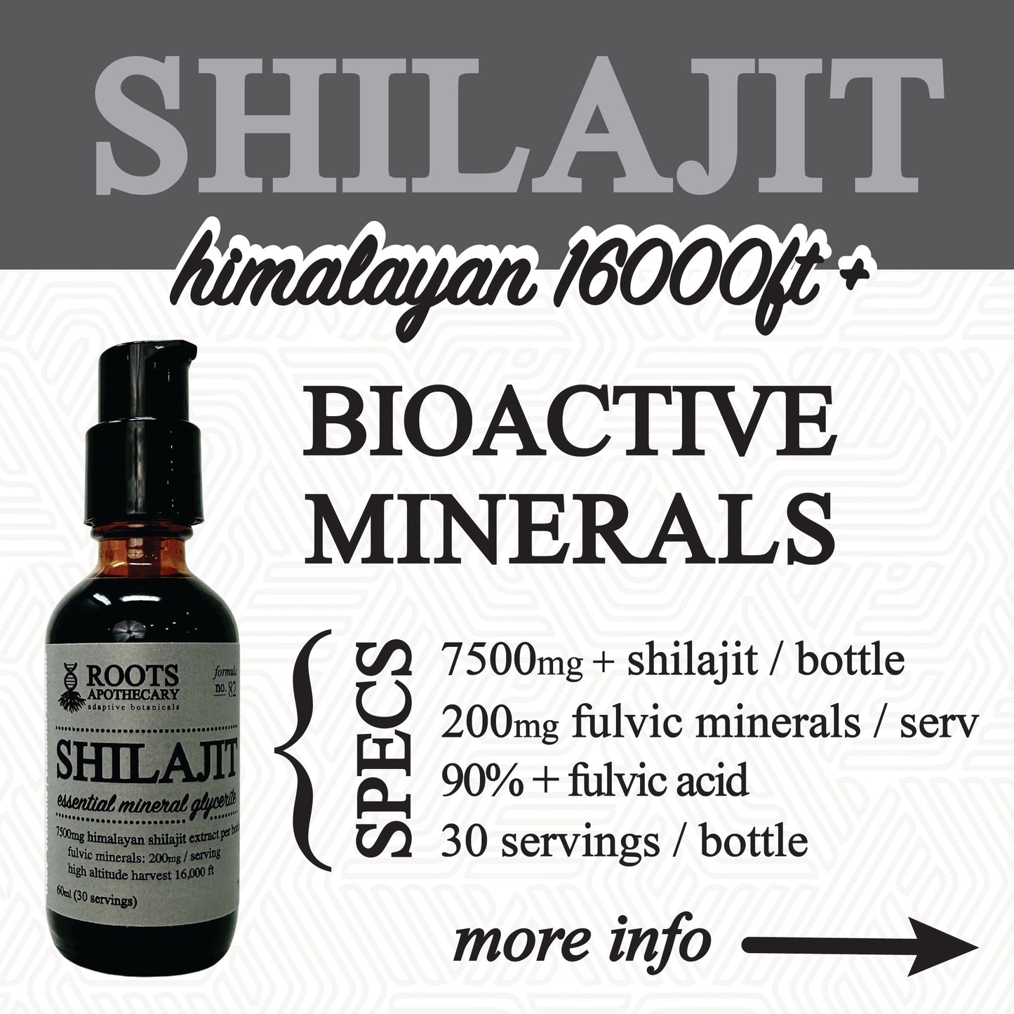 shilajit glycerite (60ml)