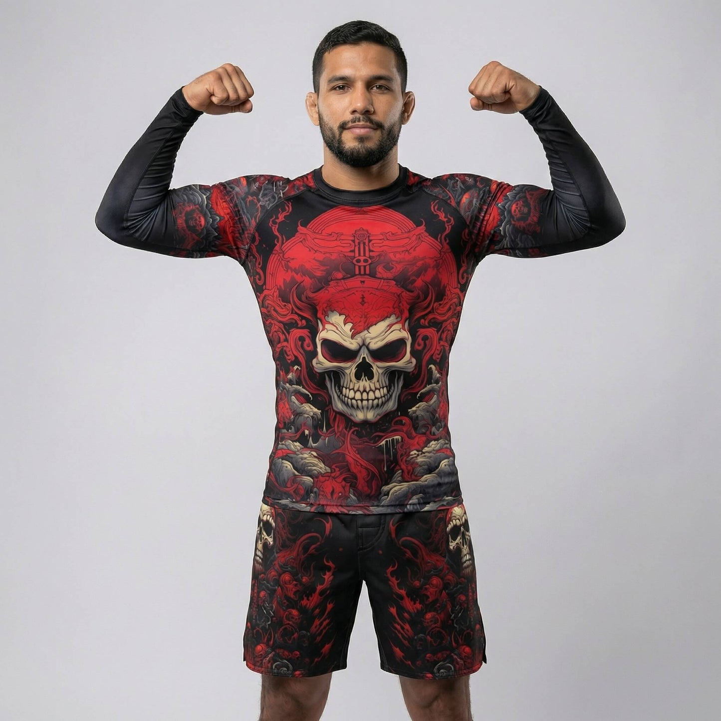 SHINIGAMI SKULL RASH GUARD