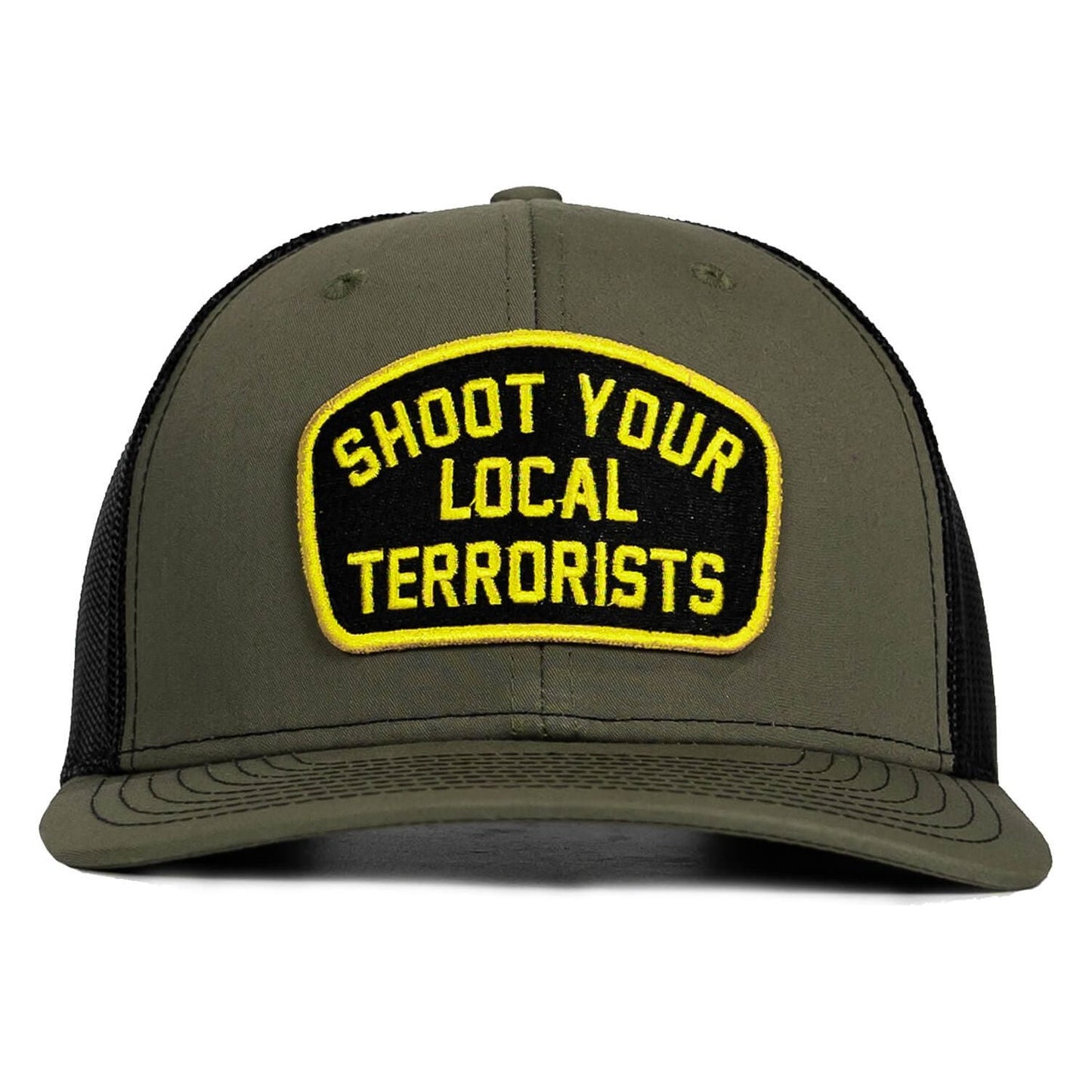 Shoot Your Local Terrorists Patch Snapback Hat