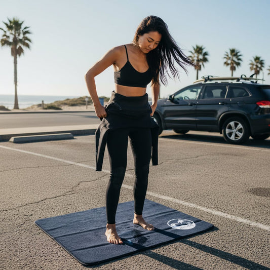 Malo'o Shoreline Changing Mat – Quick-Dry Surf Changing Mat for Beach & Travel