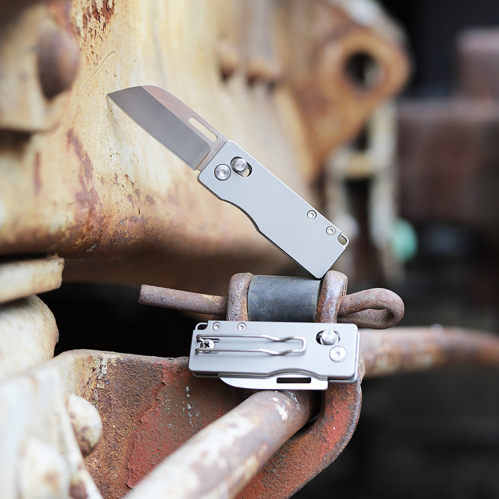 SHOZEN Mini Titanium Pocket & EDC Box Cutter