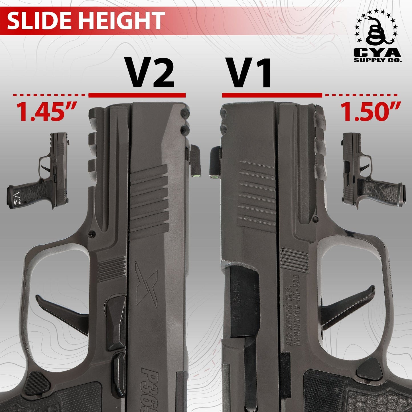 Sig Sauer P365-AXG LEGION Gen-2 IWB Holster | BASE IWB