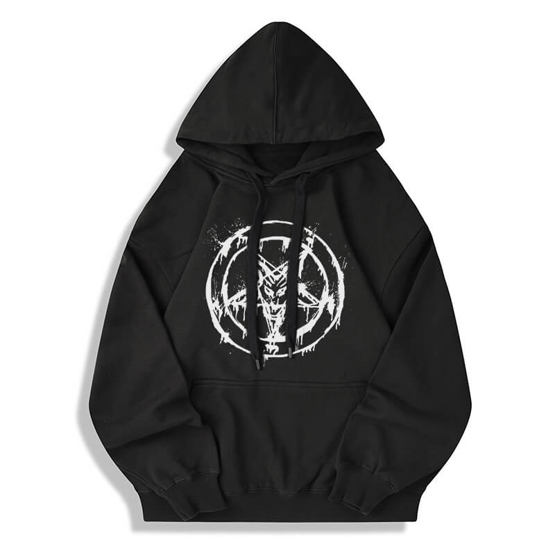 Sigil of Baphomet Cotton Pullover Hoodie