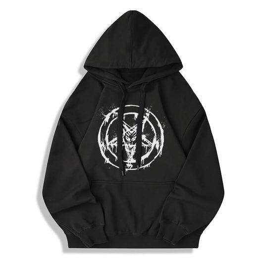 Sigil of Baphomet Cotton Pullover Hoodie