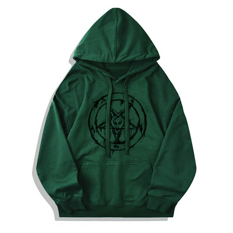 Sigil of Baphomet Cotton Pullover Hoodie