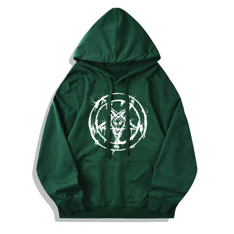 Sigil of Baphomet Cotton Pullover Hoodie