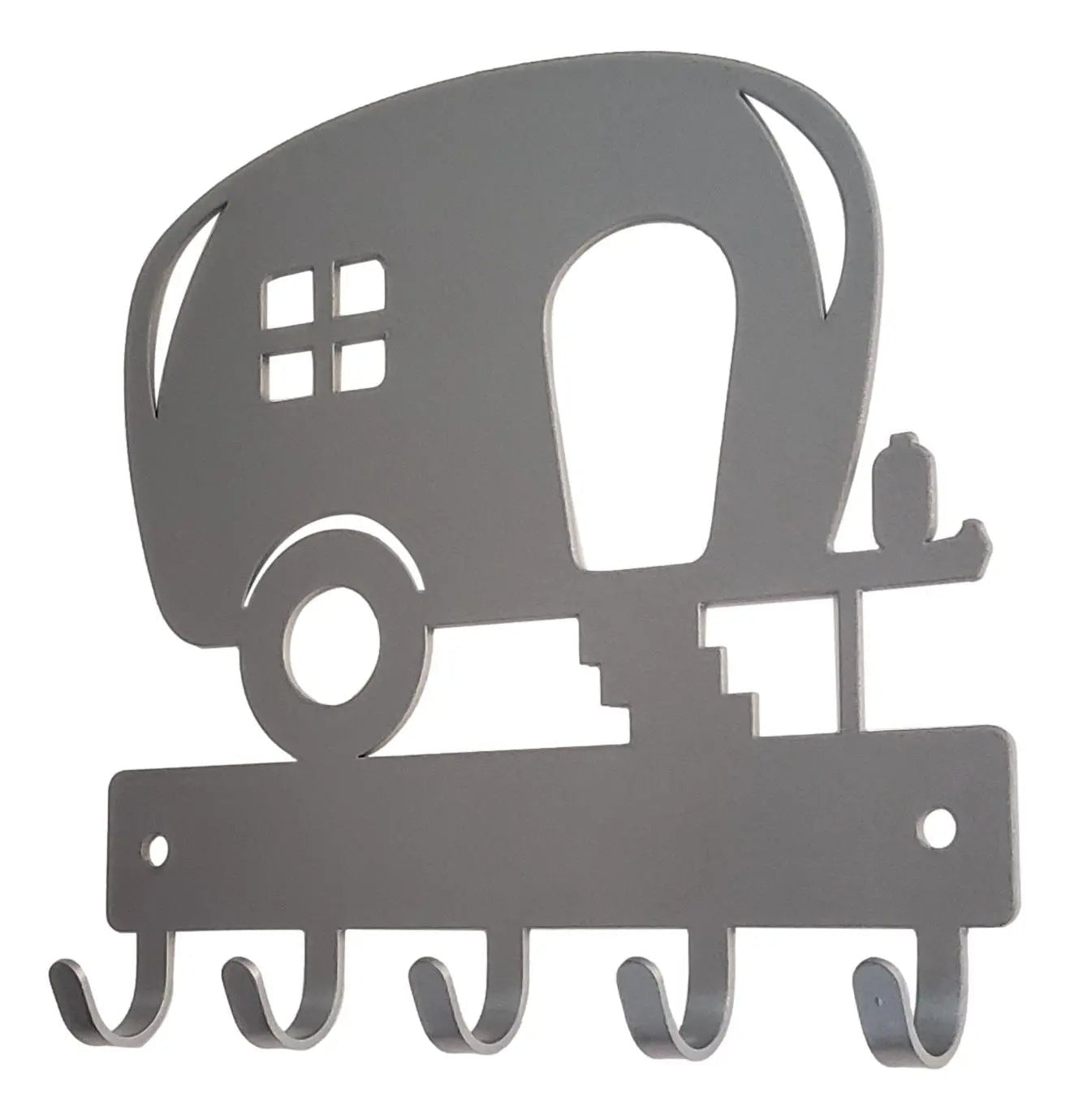Camper Key Holder with 5 Hooks -  Organize Your Adventures