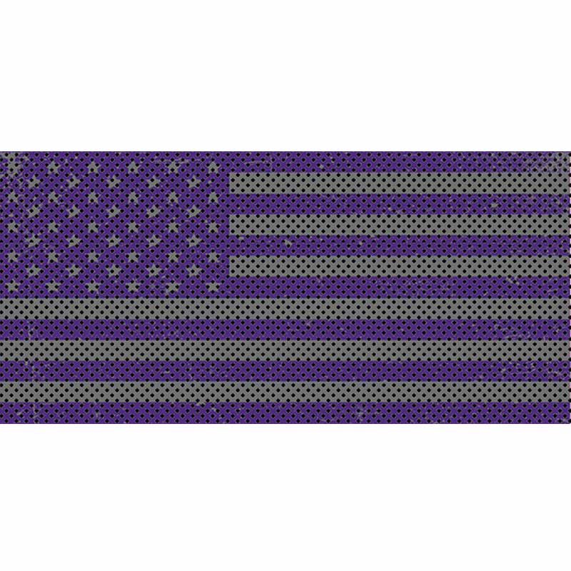 Purples Collection American Flag Grille Inserts