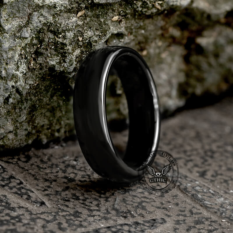 Simple Couple Wedding Ceramic Ring