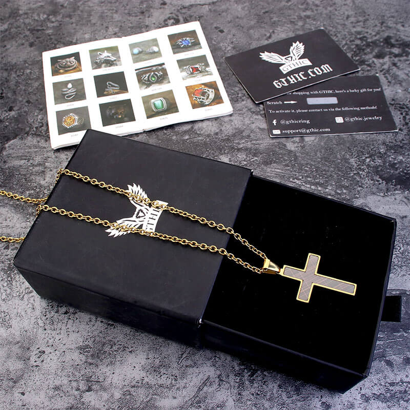 Simple Cross Stainless Steel Christian Pendant