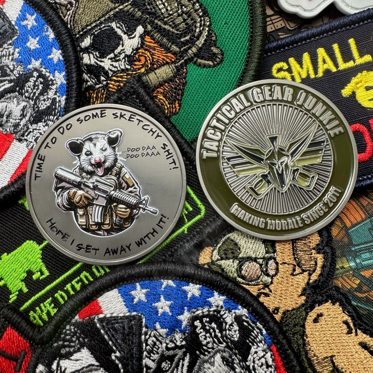 Tactical Gear Junkie - Sketchy Shit - Challenge Coin