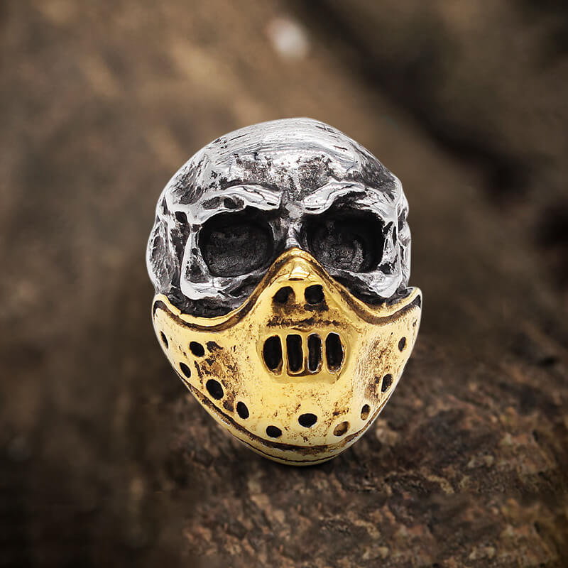 Hannibal Mask Stainless Steel Ring